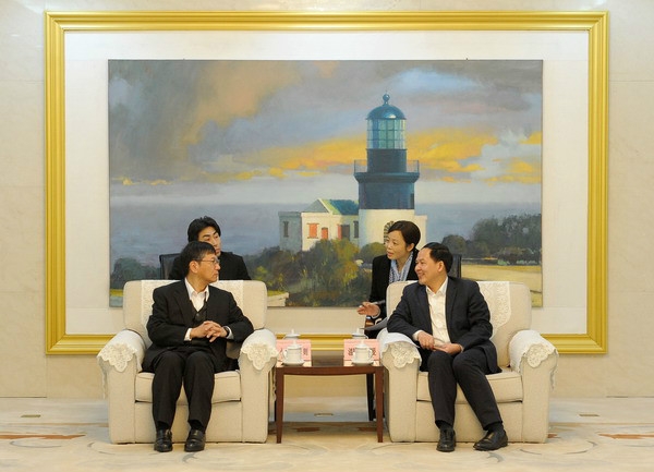 增進(jìn)合作、共謀發(fā)展———常石舟山董事長(zhǎng)拜訪舟山市長(zhǎng)